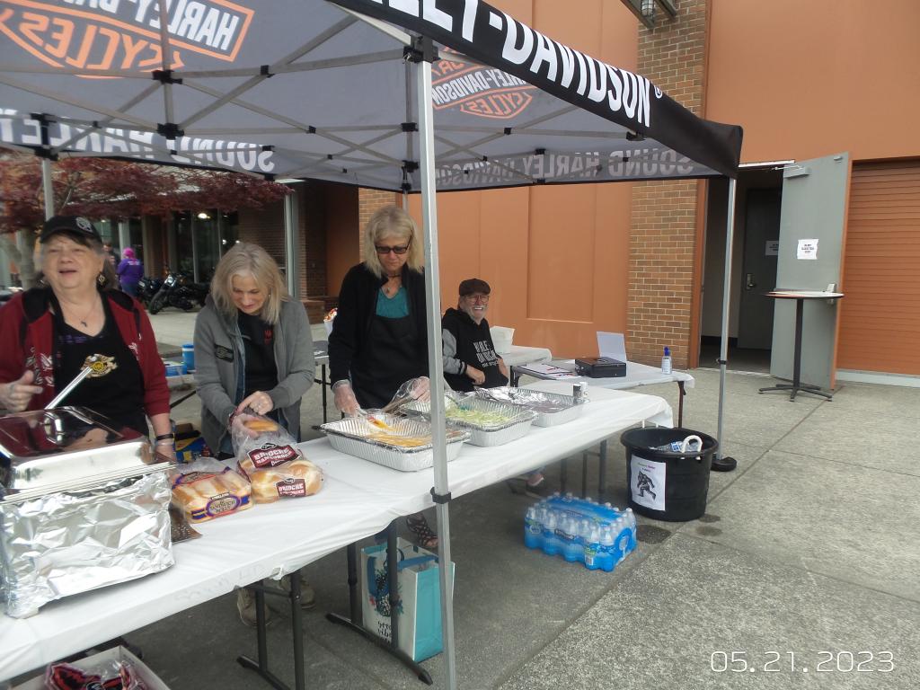 2023 May HOG BBQ Puget Sound Chapter 4767 Marysville Washington